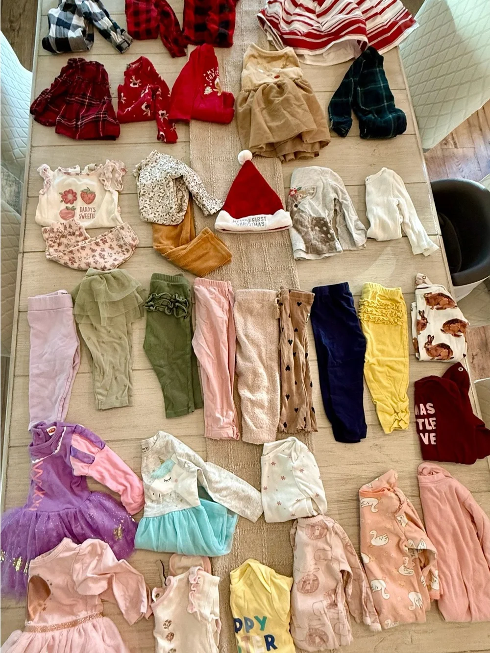 6-12 months baby girl clothing bundle